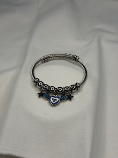 Bracelete Aço Coração 40-01821
