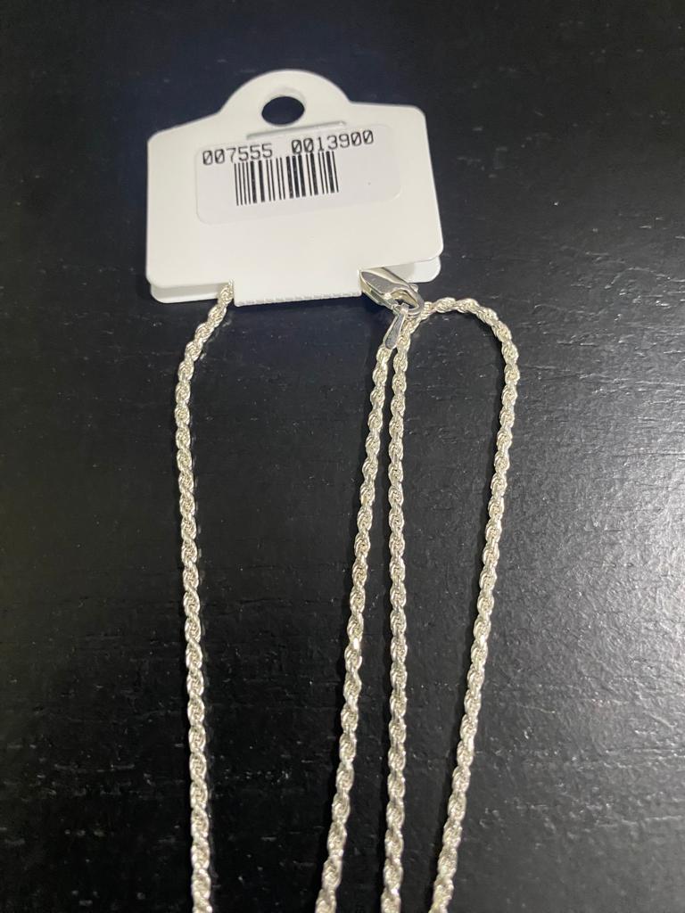 Cordão Baiano Prata 7555 JCH