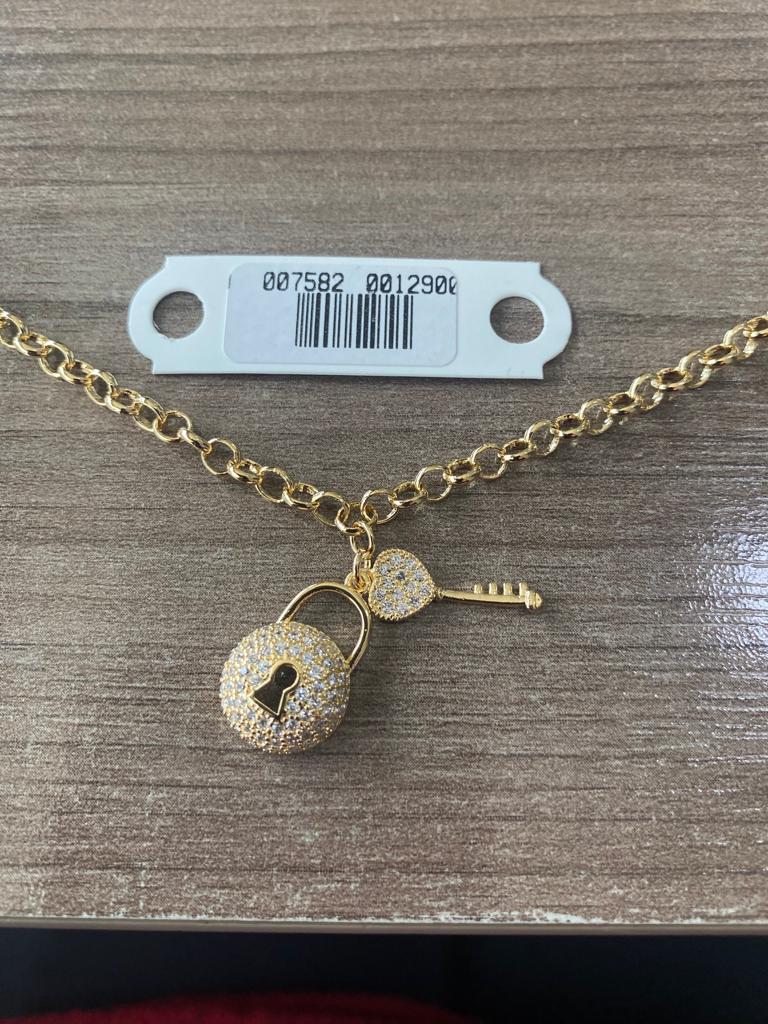 Pulseira Cadeado 7582 JCH